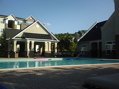 Pool lounging